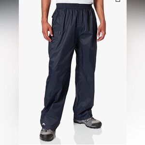 Trespass Technical Performance Waterproof Breathable Hiking Trousers Black L